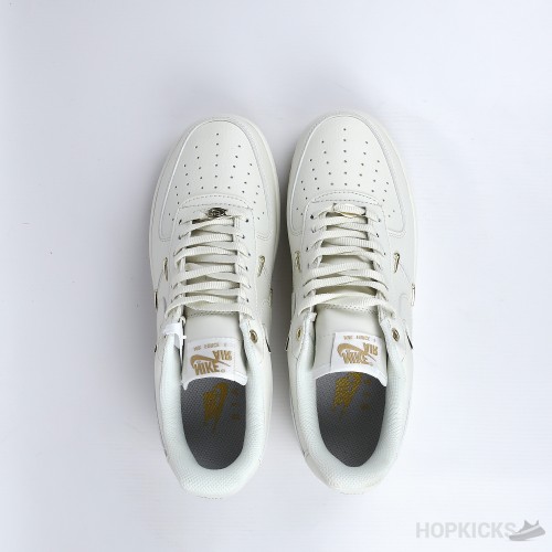 Nike Air Force 1 '07 LX CN Sail Gold Mini Swooshes