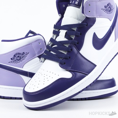 Air Jordan 1 Mid Arrives In The Sky J Purple (Premium Plus Batch)