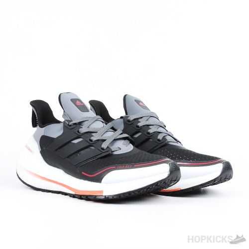 Adidas Ultra Boost 21 Cold RDY Grey Black Solar Red (Premium Plus Batch)