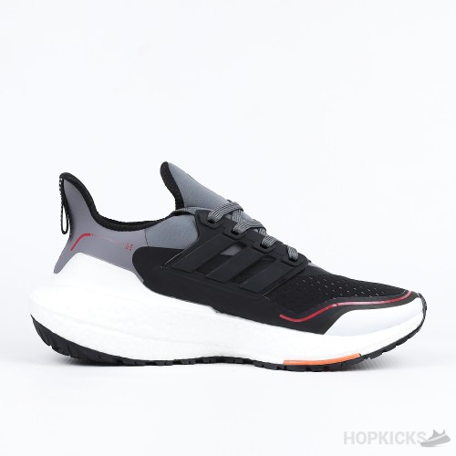 Adidas Ultra Boost 21 Cold RDY Grey Black Solar Red (Premium Plus Batch)