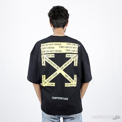 Off-White Firetape T-Shirt Black