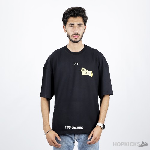 Off-White Firetape T-Shirt Black