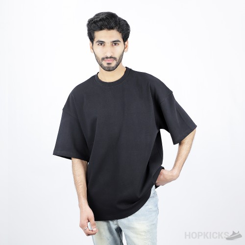 Essentials Black T-Shirt (Reflective)