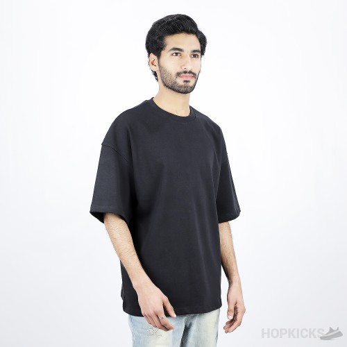 Essentials Black T-Shirt (Reflective)