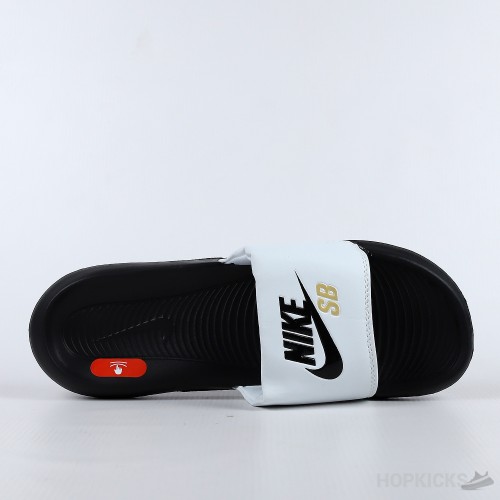 Nike SB Victory One Black White Slide