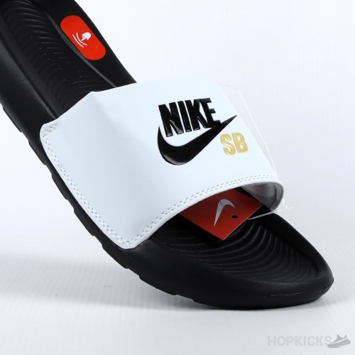 Nike SB Victory One Black White Slide