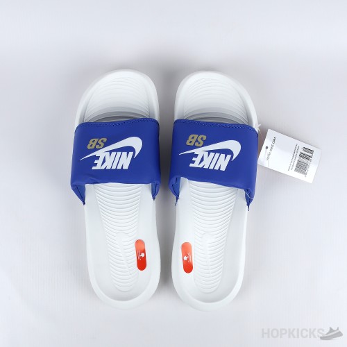 Nike SB Victory One White Blue Slide