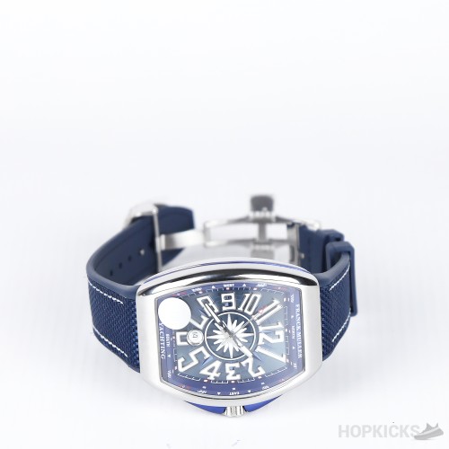 Franck Muller Vanguard V45 ABF Factory 1:1 Best Edition Swiss ETA2824 Blue Dial