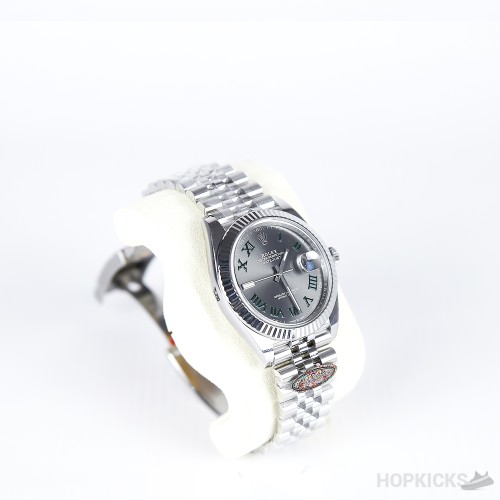 Luxury Watch DateJust 41MM 126334 SS Clean Factory 1:1 Best Edition Green Fluted Dial on SS Jubilee Bracelet