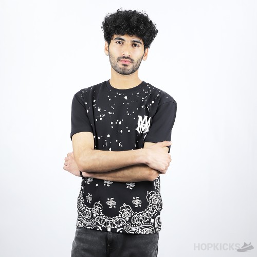 Amiri Bandana Black T-Shirt