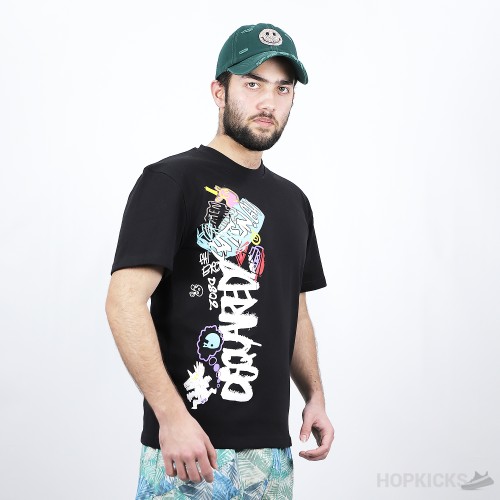 Dsquared2 Printed Black T-Shirt