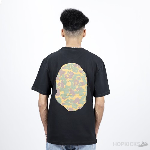 Bape Front Back Camo Print Black T-Shirt (Economy Batch)