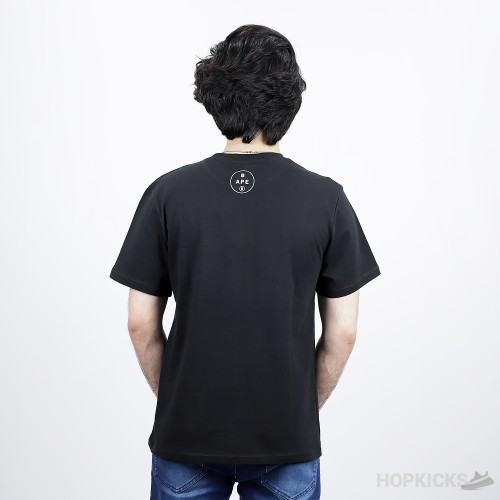 Bape Tie Dye Ape Face Black T-Shirt (Economy Batch)