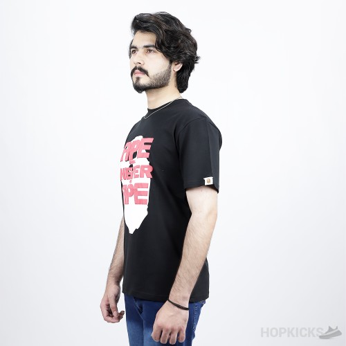 Bape Puff Printed Black T-Shirt (Economy Batch)