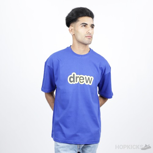 Drew Logo Blue T-Shirt (Economy Batch)