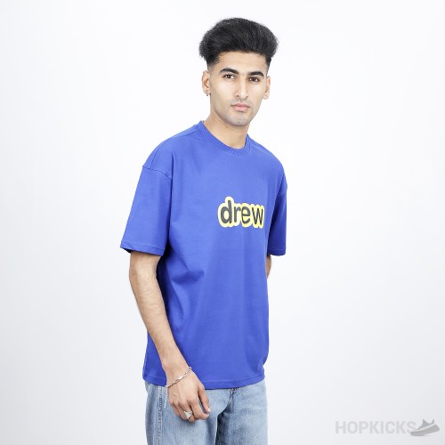 Drew Logo Blue T-Shirt (Economy Batch)
