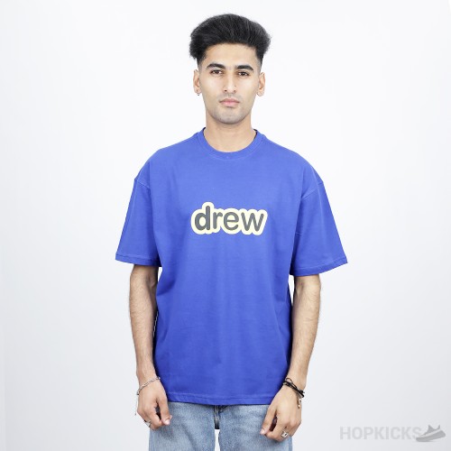 Drew Logo Blue T-Shirt (Economy Batch)