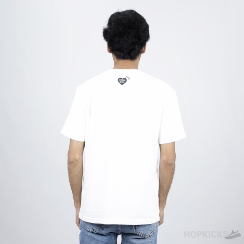 Human Made Red Heart Logo White T-Shirt