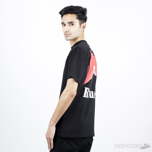 Rhude Sundry Red Logo Print T-Shirt