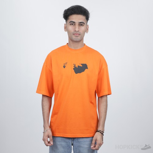 Off-White Handoff Orange T-Shirt