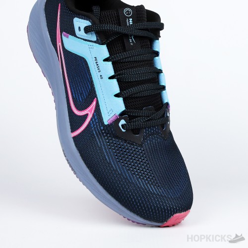 Nike Pegasus 40 SE Black Baltic Blue Hyper Pink (Premium Batch)
