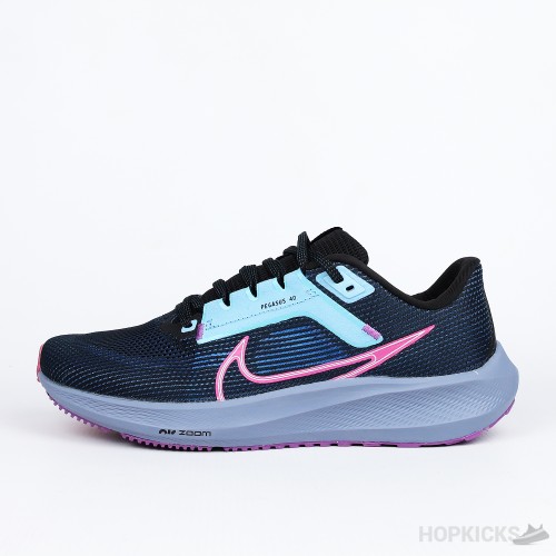 Nike Pegasus 40 SE Black Baltic Blue Hyper Pink (Premium Batch)