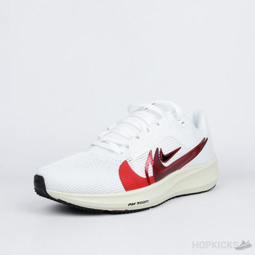 Nike Pegasus 40 Premium White Team Red (Premium Batch)