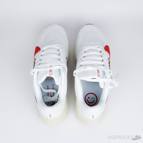 Nike Pegasus 40 Premium White Team Red (Premium Batch)