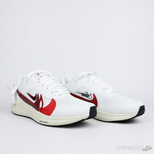 Nike Pegasus 40 Premium White Team Red (Premium Batch)