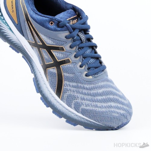 Asics Gel Nimbus 22 Blue Black (Premium Plus)