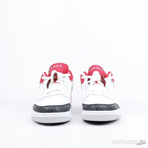 Air Jordan Spizike Low White Grey Red (Premium Batch)