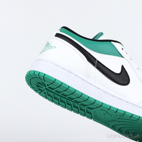 Air Jordan 1 Low White Lucky Green Black (Premium Batch)