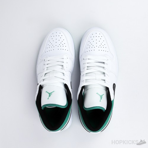 Air Jordan 1 Low White Lucky Green Black (Premium Batch)