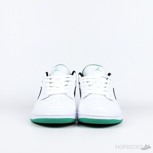 Air Jordan 1 Low White Lucky Green Black (Premium Batch)