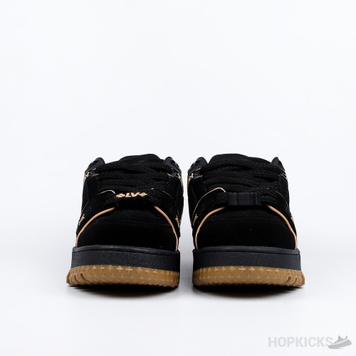 Louis Vuitton Trainer Maxi Black Brown Suede (Premium Batch)