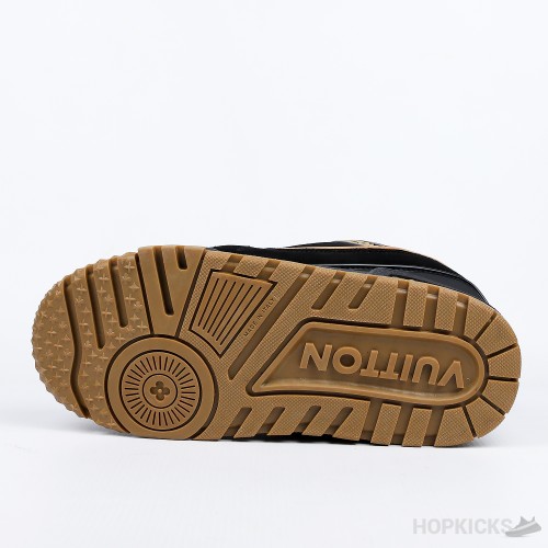 Louis Vuitton Trainer Maxi Black Brown Suede (Premium Batch)