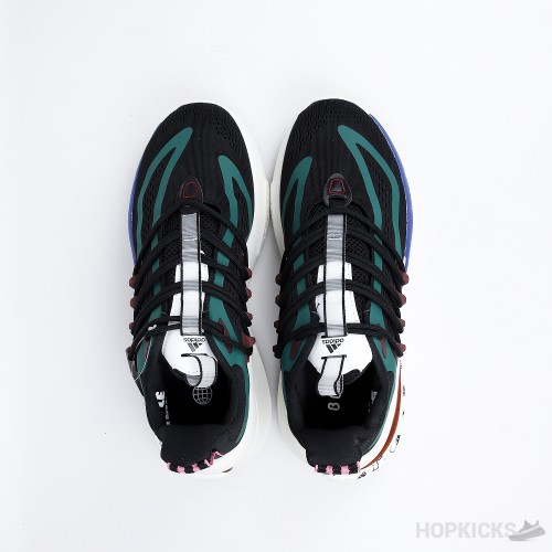 Adidas Alphaboost V1 Black Green (Premium Batch)