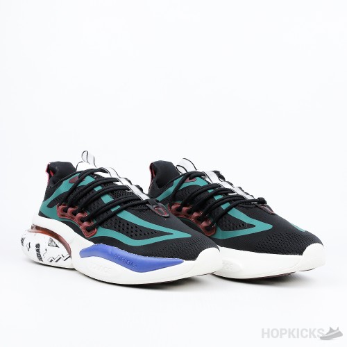 Adidas Alphaboost V1 Black Green (Premium Batch)