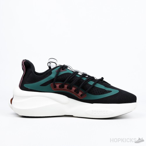 Adidas Alphaboost V1 Black Green (Premium Batch)