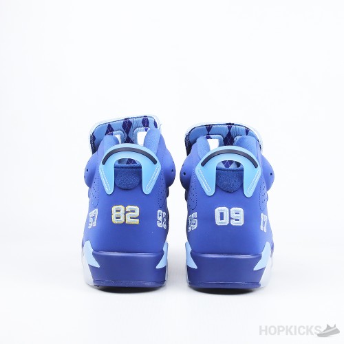 Air Jordan 6 Gore-Tex Blue (Dot Perfect Batch)