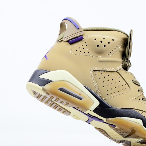 Air Jordan 6 Retro Gore-Tex Brown Kelp (Dot Perfect Batch)
