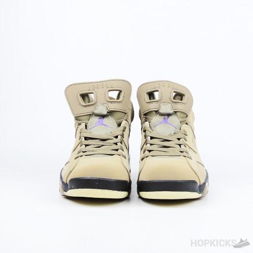 Air Jordan 6 Retro Gore-Tex Brown Kelp (Dot Perfect Batch)
