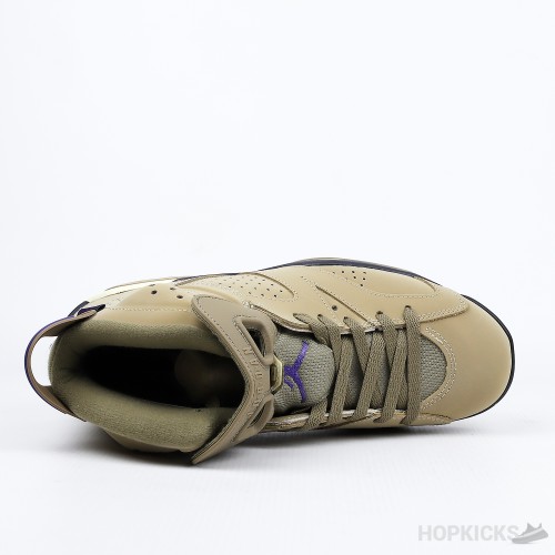 Air Jordan 6 Retro Gore-Tex Brown Kelp (Dot Perfect Batch)