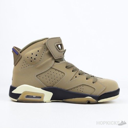 Air Jordan 6 Retro Gore-Tex Brown Kelp (Dot Perfect Batch)