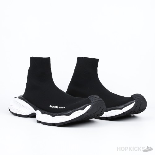 Balenciaga 3XL Sock Black White.