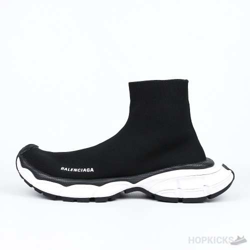 Balenciaga 3XL Sock Black White.