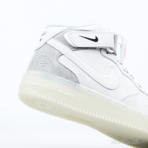 Reigning Champ x Nike Air Force 1 Mid Wolf Grey (Premium Plus Batch)