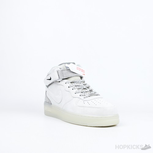 Reigning Champ x Nike Air Force 1 Mid Wolf Grey (Premium Plus Batch)