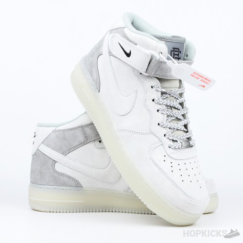 Reigning Champ x Nike Air Force 1 Mid Wolf Grey (Premium Plus Batch)