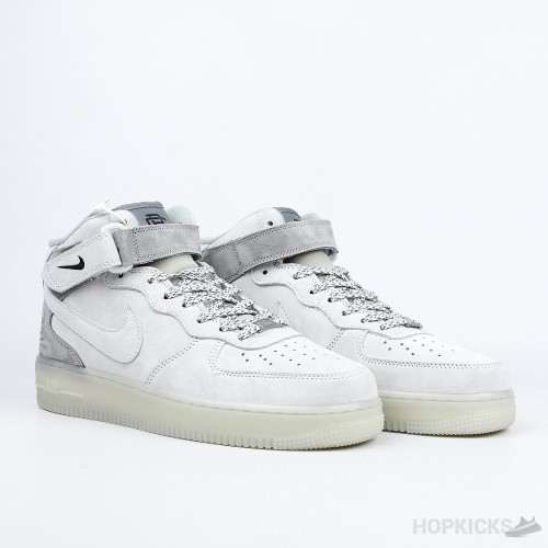 Reigning Champ x Nike Air Force 1 Mid Wolf Grey (Premium Plus Batch)